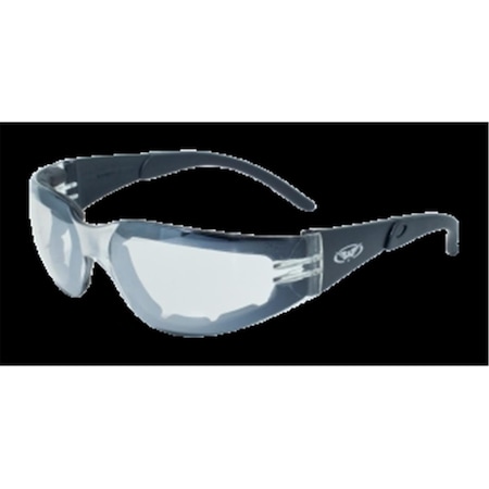 Safety Rider Plus Glasses With Clear Mirror Lens Rider PL CL/M